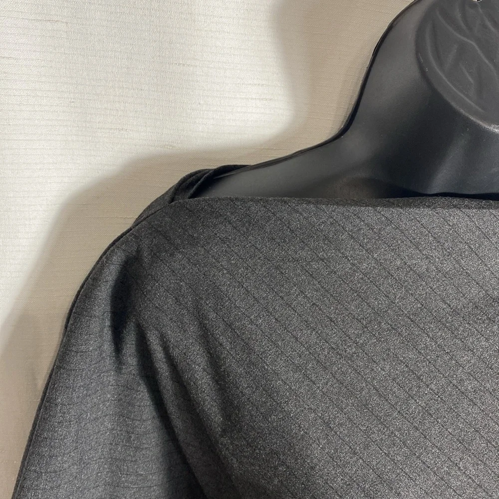 Zara Striped Gray Mini Dress Long Sleeves Size S